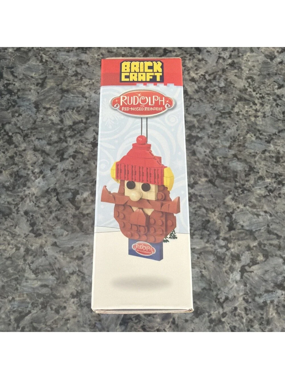 BRICKCRAFT Rudolph the Red Nosed Reindeer Yukon Cornelius Figure Ornament Set